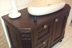 szafka łazienkowa stylizowana